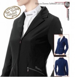 Clicca per ingrandire Giacca Tattini da competizione donna softshell zip