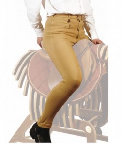 Clicca per ingrandire Pantalone donna jodhpurs cotone